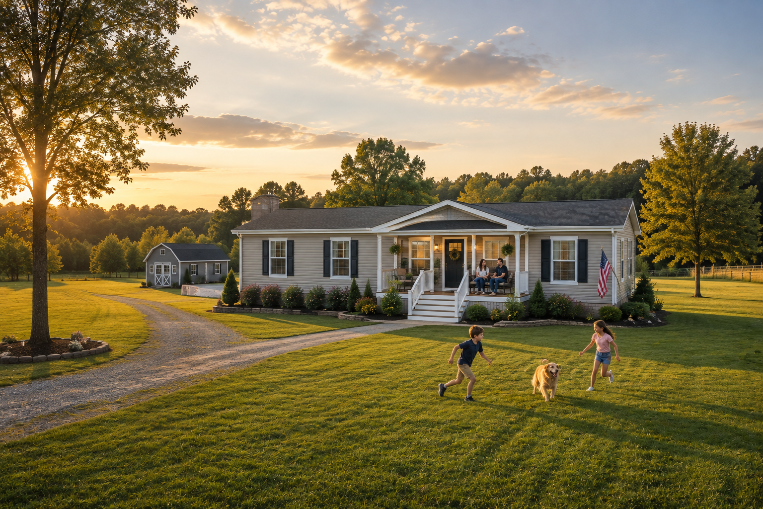 Brand new manufactured home community
